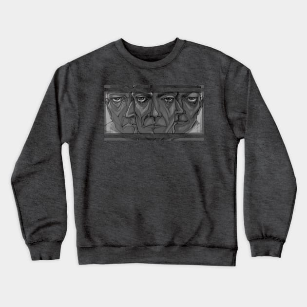 faces Crewneck Sweatshirt by Handan